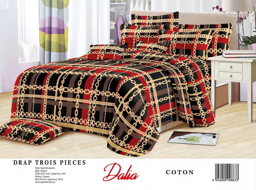 Draps de lit en coton - Dormir confortablement