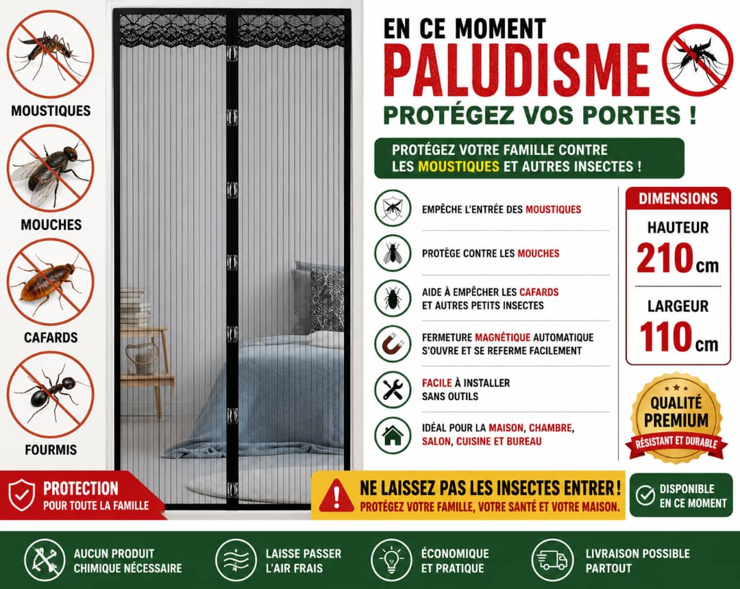 Rideaux moustiquaire magnétique