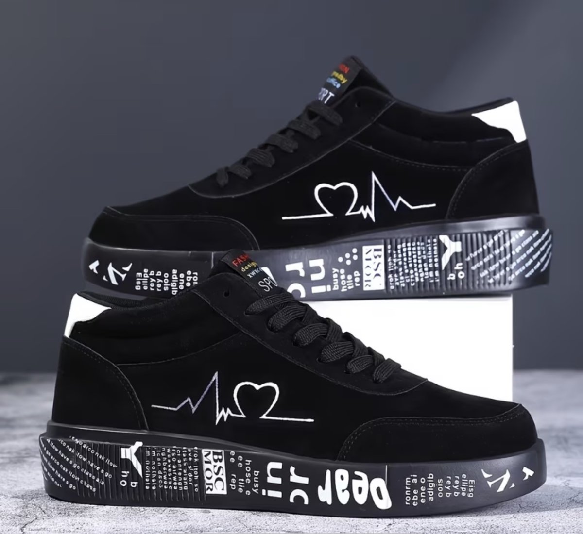 Chaussures de ville décontractées pour couples, (grandes tailles disponibles), chaussures mignonnes et confortables, bout rond, doublure confortable.