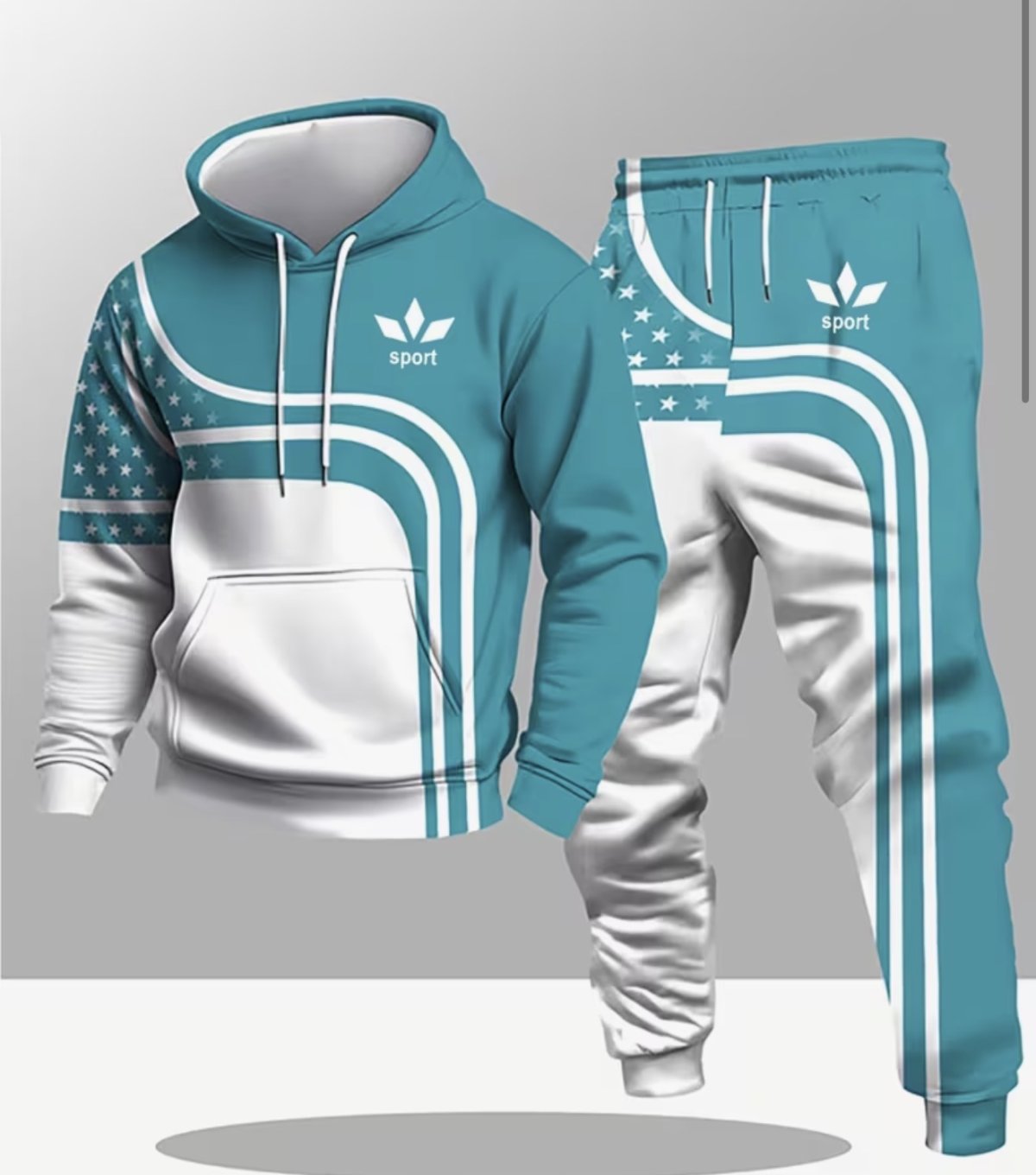 Ensemble de sweat-shirt à capuche décontracté pour homme