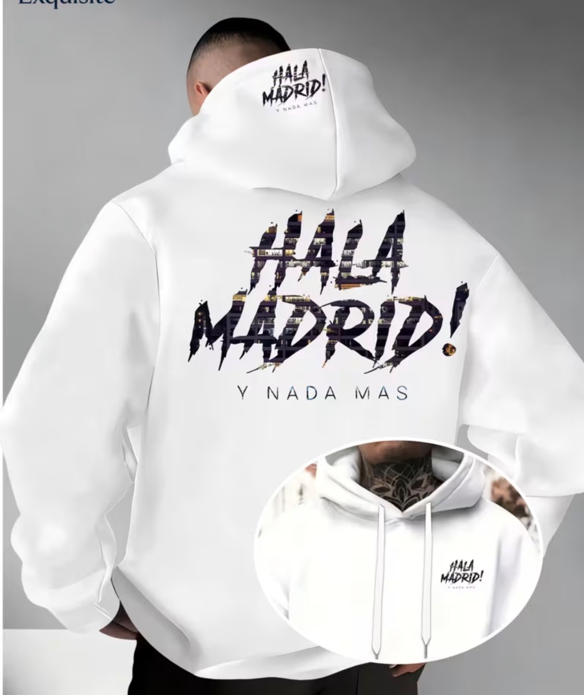 Sweat-shirt sur le thème « Hala Madrid »
