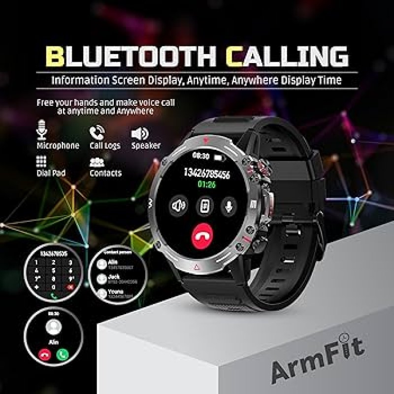 Montre connectée Armfit HULK, étanchéité Android/iOS