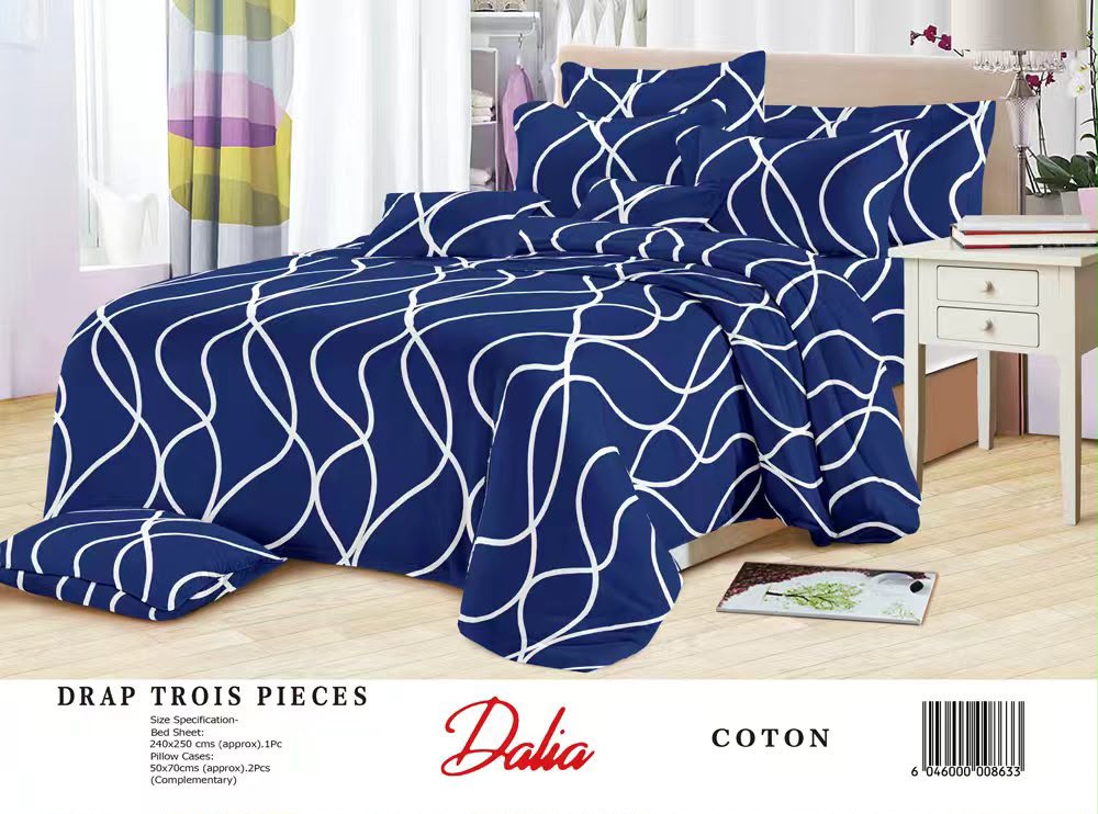 Draps de lit en coton - Dormir confortablement