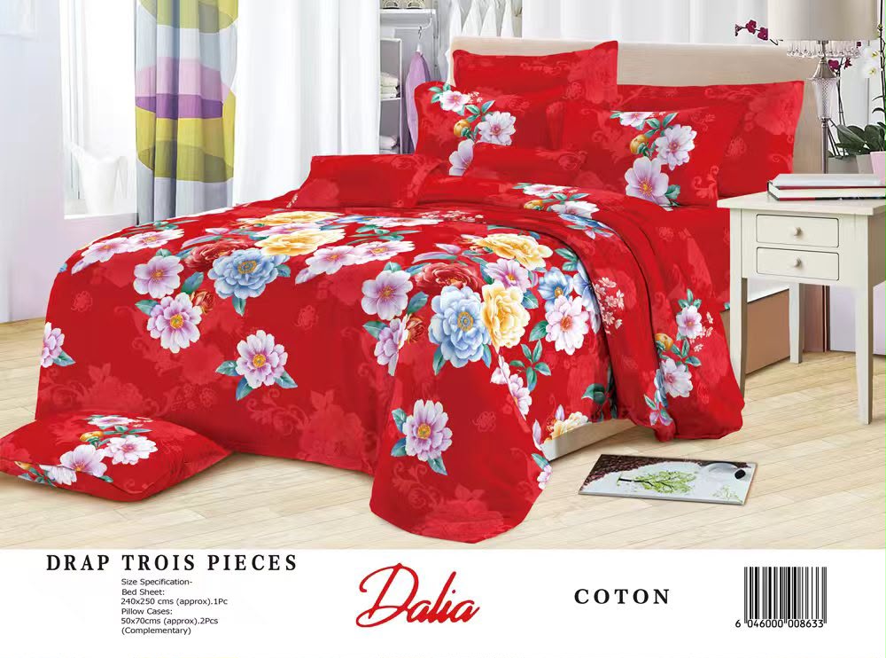 Draps de lit en coton - Dormir confortablement