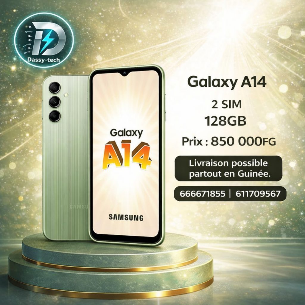 Samsung Galaxy A14 neuf - À bon prix!